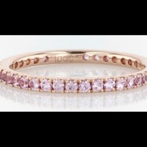 Blue Nile Pink Sapphire Eternity Ring
